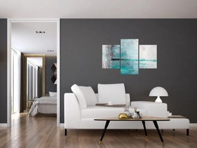 Tablou - pictură abstractă în ulei (90x60 cm)