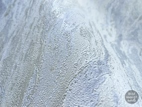 Tapet de lux albastru texturat, vinil, model Carrara