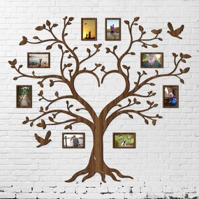 DUBLEZ | Ramă foto Arbore Genealogic din lemn