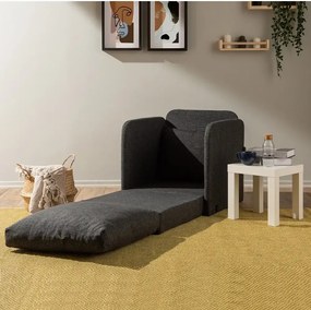 Fotoliu Extensibil Saga, gri, 200 cm x 60 cm