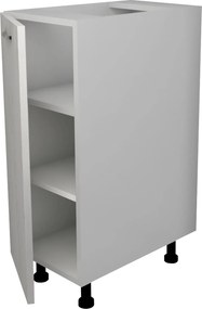 Corp Baza Lecce, 1 Usa, Pin Alb/Alb, 30 x 50 x 80 cm