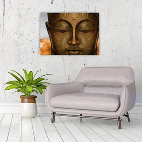 Tablou cu statuie cu detaliu a feței (70x50 cm)