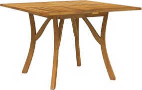 vidaXL Masă de grădină, 110x110x75 cm, lemn masiv de acacia