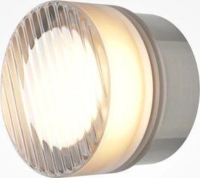 Mini Aplica LED CCT cu striatii diagonale Olo platinum