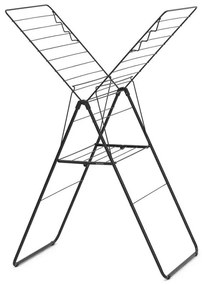 Brabantia Hangon Uscător de rufe 1004165, 20 m, 6 umerașe, Reglabil, Încuietoare pentru copii, Negru/mat