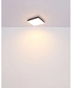 Plafonieră LED dimabilă DORO LED/24W/230V negru Globo 41594D2 + telecomandă