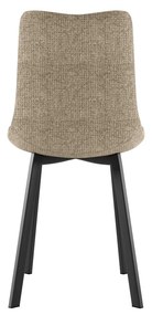 STONES Scaun acoperit cu material textil ușor de curățat. Picioare din metal vopsit 45cm X 56cm H. 86cm | Aosom Romania