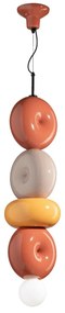 Lustra retro realizata manual din ceramica Bumbum