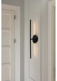 Aplică de perete neagră LED cu intensitate reglabilă din metal Omni Wall – UMAGE