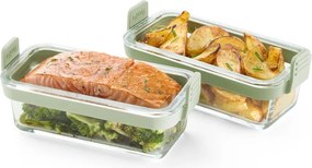 Forme de copt 2 buc. din sticlă 20x9,5 cm – Lékué