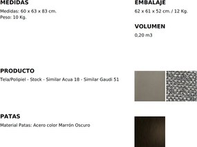 Scaun tapitat design italian Oretha