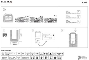 SPOT LED INCASTRABIL DE EXTERIOR KANE-2 70661