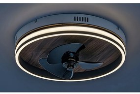 Plafonieră cu ventilator Rabalux 71016 Faustine, cu LED, negru