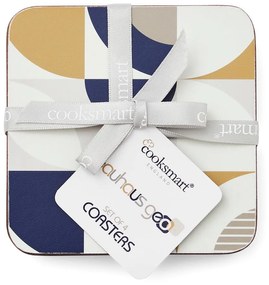 Coasters 4 buc. din plută Bauhaus – Cooksmart ®