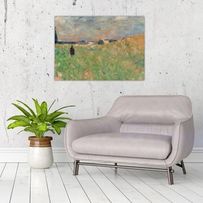 Tablou - Georges Seurat, A Summer Landscape, reproducere (70x50 cm)