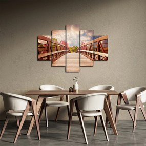 Tablou - pod din lemn (150x105 cm)