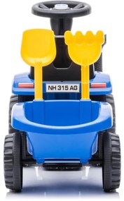 Bicicletă fără pedale NEW HOLLAND albastră/neagră