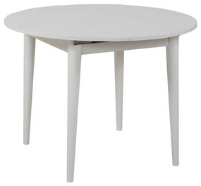 Masă de sufragerie extensibilă Nidupo 2 (alb) (pentru 4 persoane). 1093751