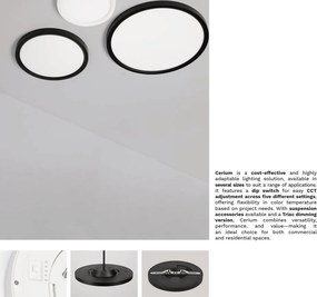 Plafoniera incastrata sau aplicata LED CCT Cerium alb