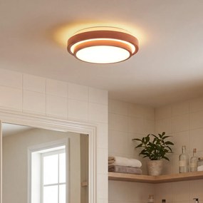 Plafonieră modernă Sienna cu alb 34cm IP44 - Walden