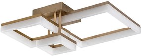 Plafoniera LED design geometric Amilia auriu