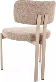 Scaun tapitat Misaki 253 bej / cașmir - H81 cm