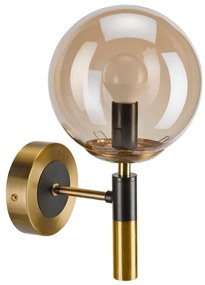 Aplică ROLLO 1xE14/5W/230V auriu/fumuriu bej