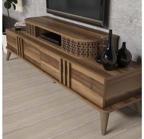 Masă TV/Dulap Lamele 2 (Nuc) . 1095638