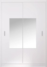 Dulap cu uşi glisante, alb, 150x215, MADRYT