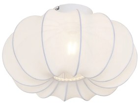 Plafonieră Japandi albă 37cm - Plu Asyesha