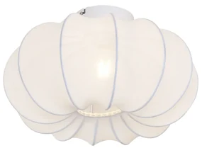 Plafonieră Japandi albă 37cm - Plu Asyesha