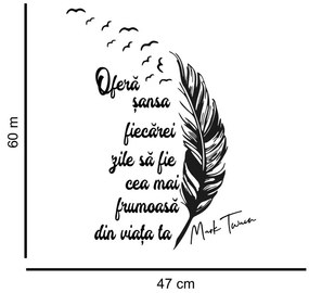 Sticker perete Cea mai frumoasa zi