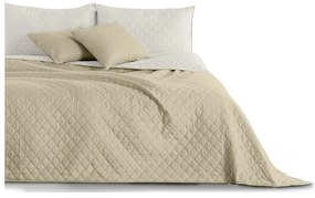 Cuvertură cu 2 fețe din microfibră DecoKing Axel, 260 x 280 cm, bej