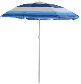 Umbrela de soare BLUE STRIPES 180 cm, albastru