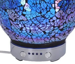 Lampa de masa cu Difuzor aromaterapie Mozaic Blu h 16 cm