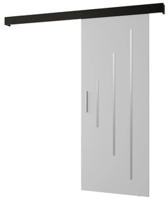 Uși culisante 70 cm Slavdro 3 (alb mat + negru mat). 1108766