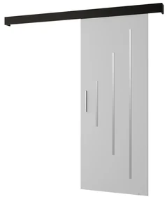 Uși culisante 70 cm Slavdro 3 (alb mat + negru mat). 1108766
