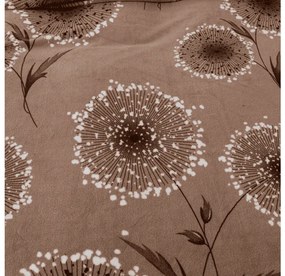 Lenjerie de pat din microfibra tip velur PAMPELINO maro deschis Dimensiune lenjerie de pat: 70 x 90 cm | 140 x 220 cm