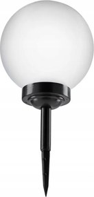 Lampă solară LED, 1,2 V, 6500 K, 200 mAh, diametru 25 cm, IP44, alb/negru