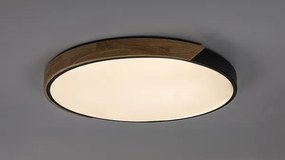 Rabalux 71418 - Lampă LED de tavan MAPLE2 42W/230V 3000/4000/6500K negru/stejar Ø61 cm