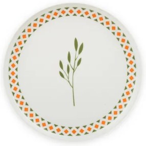 Set veselă 24 piese din porțelan, multicolor