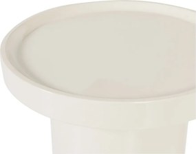 Măsuță auxiliară rotundă cu aspect lucios ø 40 cm Veluna – WOOOD