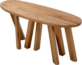 Consola design LUX din lemn de stejar Bayshore