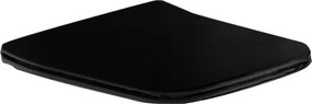 Capac wc softclose negru mat Fluminia Paris