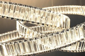 Lustra LED moderna design deosebit CHARMES 80 crom