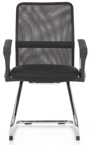 Scaun de conferinta Vire Skid, negru