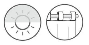 Jaluzea albă romană 80x120 cm – Sehlbach