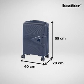 TraveLux Endure II gurulós bőrönd szett kék
