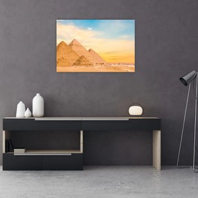 Tablou cu piramidele din Egipt (90x60 cm)