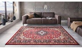Covor Nouristan Skazar Isfahan, 80 x 150 cm, roșu